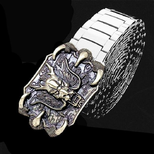 Cinturón de metal para hombre L429