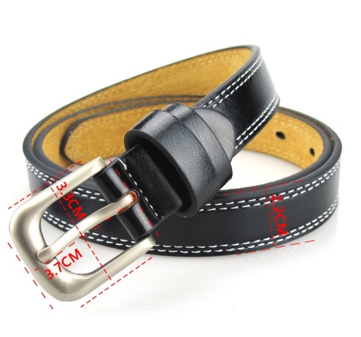 Cinturón de piel de lujo para mujer J916
