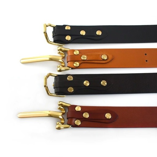 Cinturón de piel para hombre L447