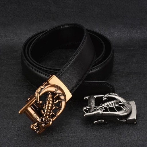 Cinturón de piel para hombre L478
