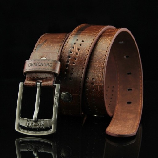 Cinturón de piel para hombre L500