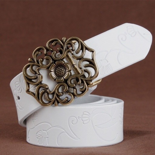 Cinturón de piel para mujer L136