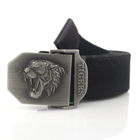 Cinturón de tigres para hombre en varios colores y largos.