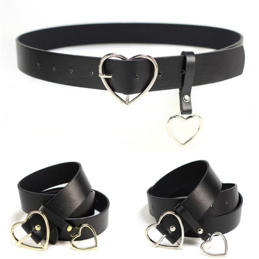 Cinturón elegante con colgante en forma de corazón J1624