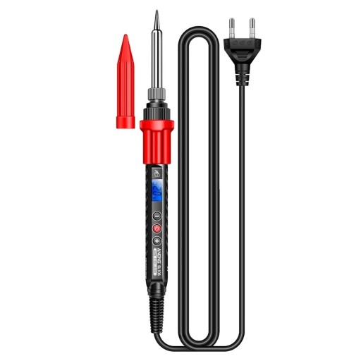 Ciocan electric de lipit cu afișaj digital și control al temperaturii 200-450 °C Încălzire rapidă Ștecher UE Instrument de lipit portabil