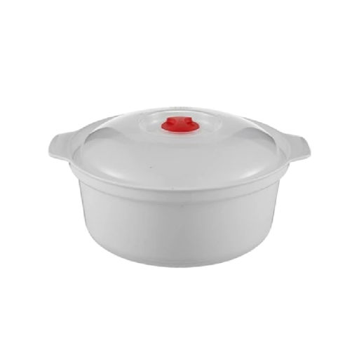 Ciotola in plastica per microonde con coperchio e valvola 10 x 15,5 cm Riscaldamento cibo Chiusura sicura Coperchio con vapore Conservazione freschezza