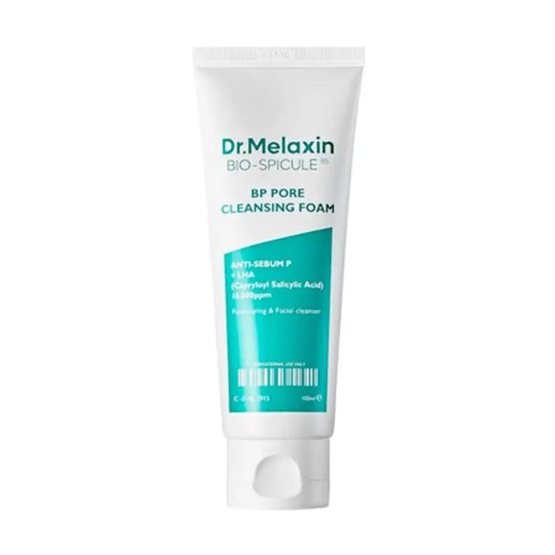 Čisticí gel na obličej 100 ml s LHA kyselinou salicylovou Čištění pórů a kontrola mazu Tuba Pro každodenní mytí obličeje ráno i večer