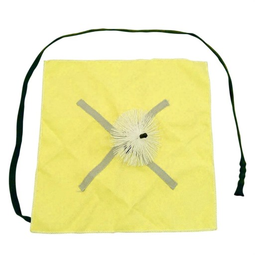 Čisticí hadřík s kartáčkem uprostřed na saxofon klarinet trumpetu flétnu pikolu hoboj Bavlněná tkanina vysoce savá Univerzální příslušenství