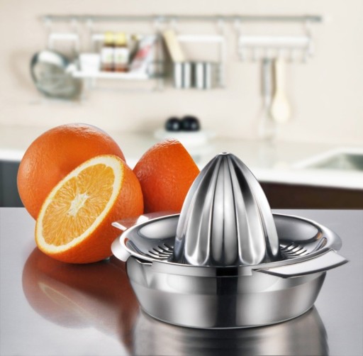 Citruspresse i rustfrit stål
