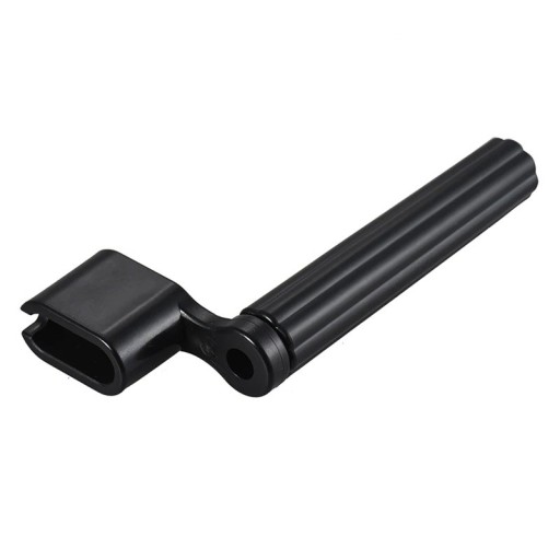 Clavija de guitarra de plástico con enrollador de cuerdas, accesorio negro para guitarra acústica y eléctrica, fácil cambio de cuerdas.