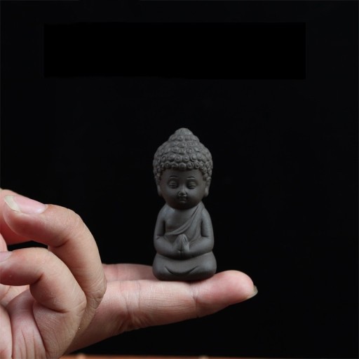 Clay Buddha Figurine