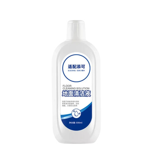 Cleaning Solution for Robotic Vacuum Cleaners with Mopping 500 ml Liquid Concentrate White for Floor and Mopping System Cleaning