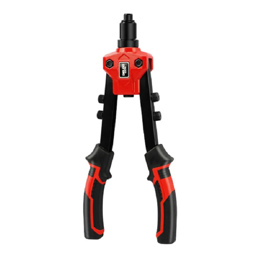 Clește manual de nituit 29,5 x 12,8 cm Oțel aliat Universal cu mâner de 13 cm pentru niturile 3,2 / 4,0 / 4,8 / 6,4 mm