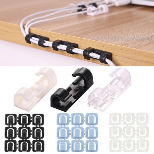 Clip de fixation de câble 18 pcs