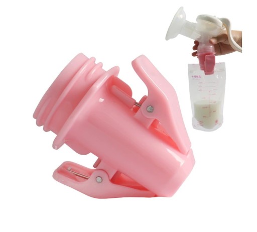 Clipe para extrator de leite