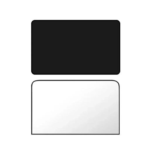 Clips solaires magnétiques pour vitres arrière de voiture 80x5 cm 1 paire Rideaux opaques réversibles avec aimants Protection solaire d'été pour l'intérieur