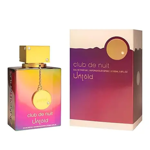 Club de Nuit Untold 105 ml Αρωματισμένο νερό Πολυτελές unisex άρωμα Κομψό μακράς διάρκειας άρωμα Ημερήσια και βραδινή χρήση Φακελάκι για συλλέκτες