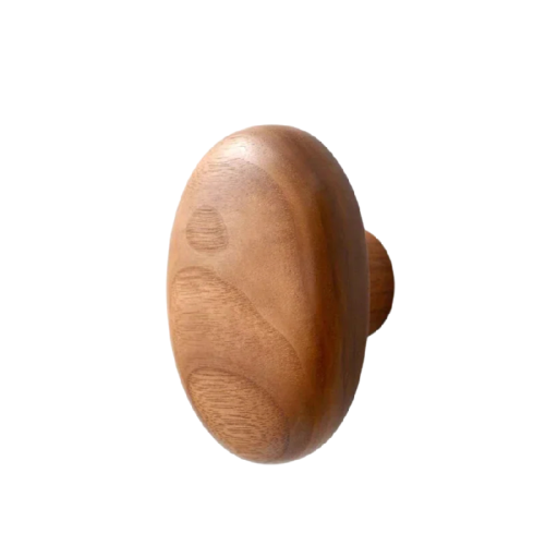 Coadă de perete pentru haine cu suport din lemn masiv 4,2x6x4 cm în decor de lemn pentru hol, baie și dormitor