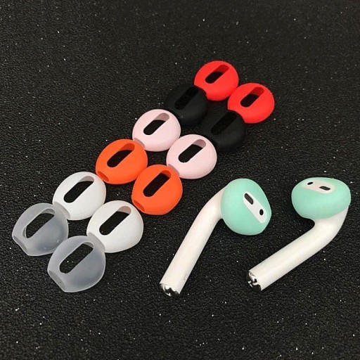 Cobrimentos de silicone para auriculares Airpods 1 par