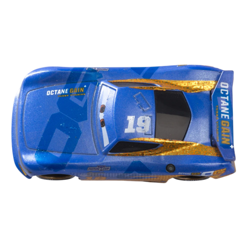 Coche de juguete de aleación 1:55 Disney Pixar Cars 3 Daniel Danny Swervez Modelo de metal Coche de carreras inglés Juguete para niños Artículo de coleccionista