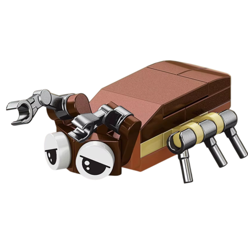 Cockroach 3.7 x 6.2 x 2.5 cm Mini 3D Construction Set 26 pcs Micro Blocks Small Insect Model for Assembly Creative Building Toy for Children Aged 9 and Above
