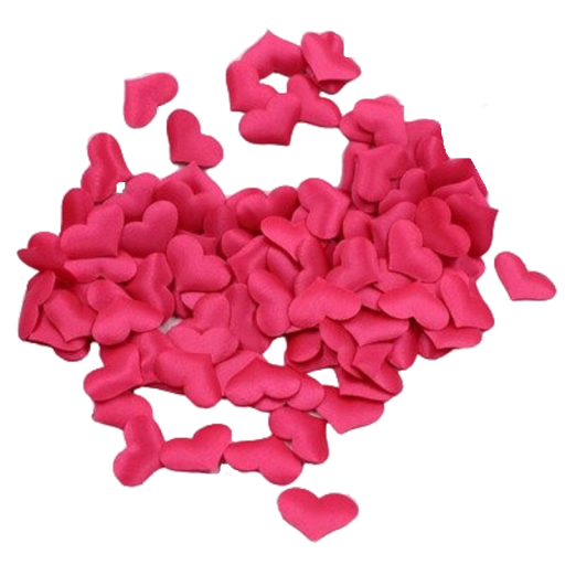 Cœurs décoratifs 2 cm 100 pièces