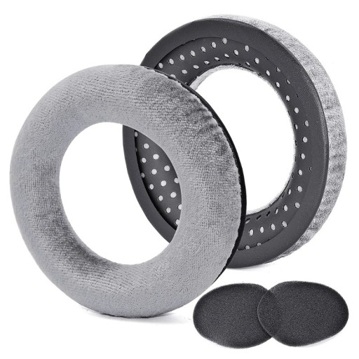 Cojines de repuesto 2 unidades para auriculares DT770 / DT880 / DT990 Cojines acolchados cómodos con inserto de espuma negros