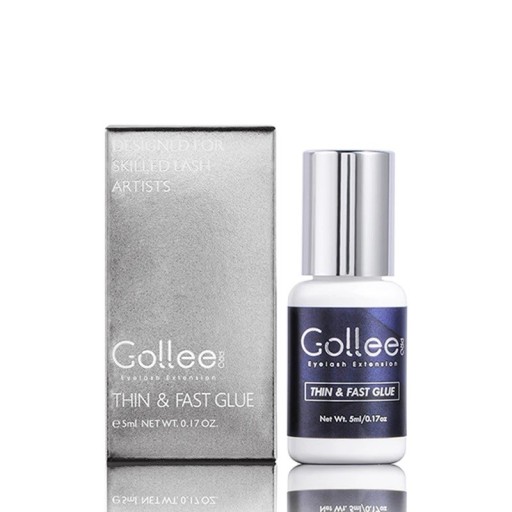 Cola profissional fina para pestanas 5 ml 1 com secagem 5-6 semanas de duração Aplicação rápida Baixa viscosidade Para estilistas