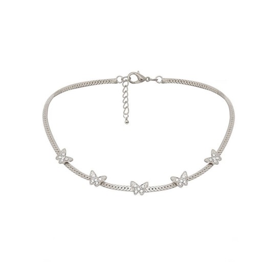 Colar feminino com borboletas A1916