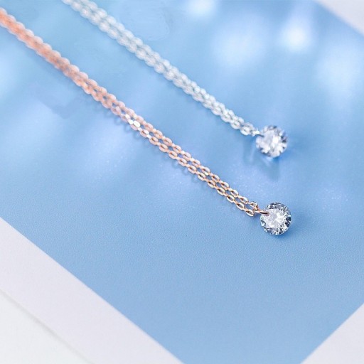 Colar feminino com cristal M26