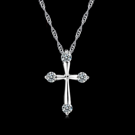 Colar feminino com cruz M72