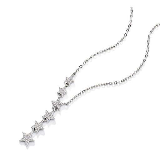 Colar feminino com estrelas G470