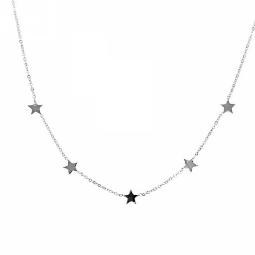 Colar feminino com estrelas M21