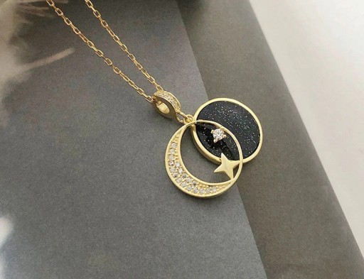 Colar feminino com lua G606