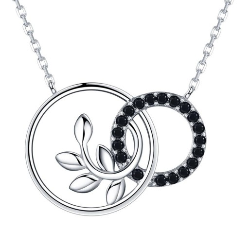 Colar feminino com pendente unido D763