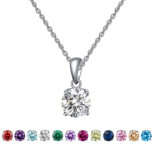 Colar feminino com zircão G567