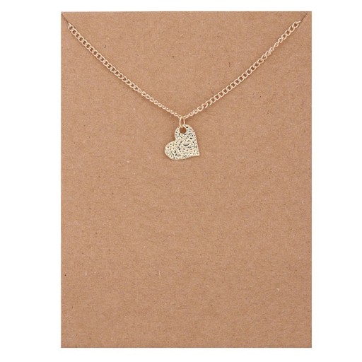 Colar feminino delicado com pendente G763