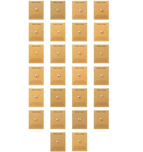 Colar feminino letra a coração