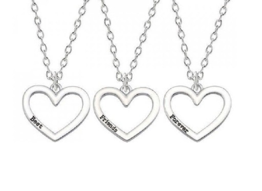 Colar feminino para melhores amigas D160