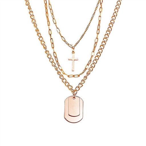 Colar longo feminino com pendente