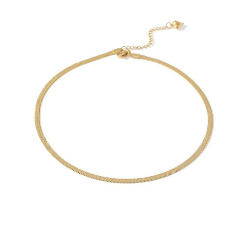 Colar plano feminino