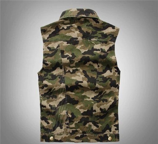 Colete camuflado masculino F1193