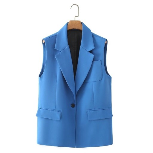 Colete de senhora azul P2089