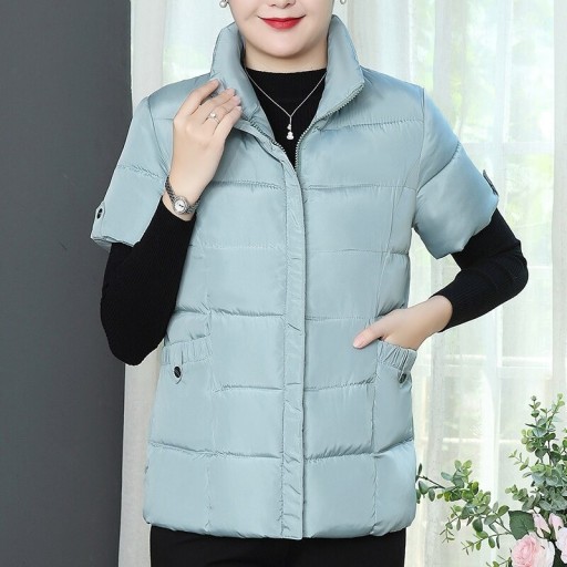 Colete feminino com mangas curtas P2394