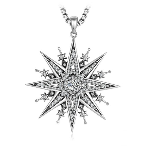Colgante de mujer en forma de estrella