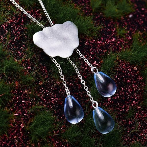 Colgante de nube para mujer