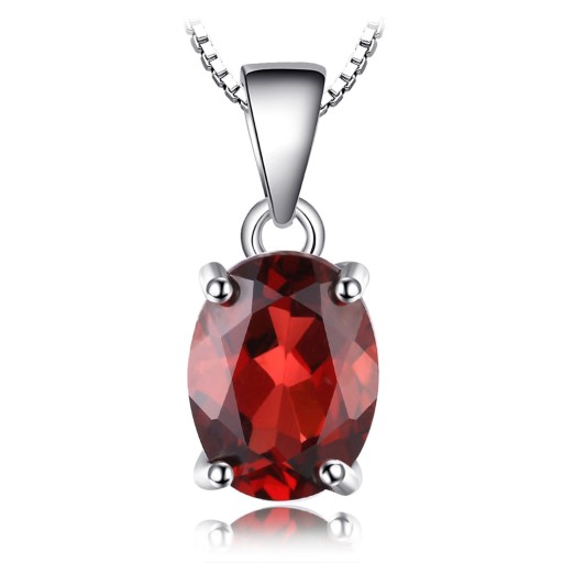 Colgante de piedra preciosa roja