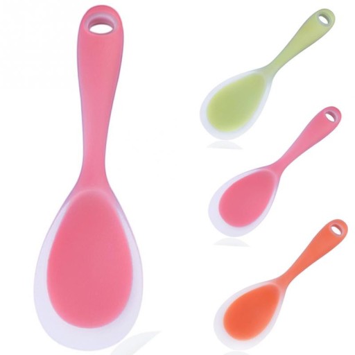 Colher de silicone para arroz