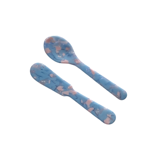 Colher de sobremesa e faca para compota Conjunto de utensílios de cozinha elegantes Colher de café e chá para bolo gelado sobremesas Conjunto de serviço