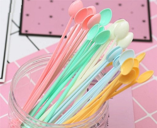 Colheres de plástico para gelado 30 unid